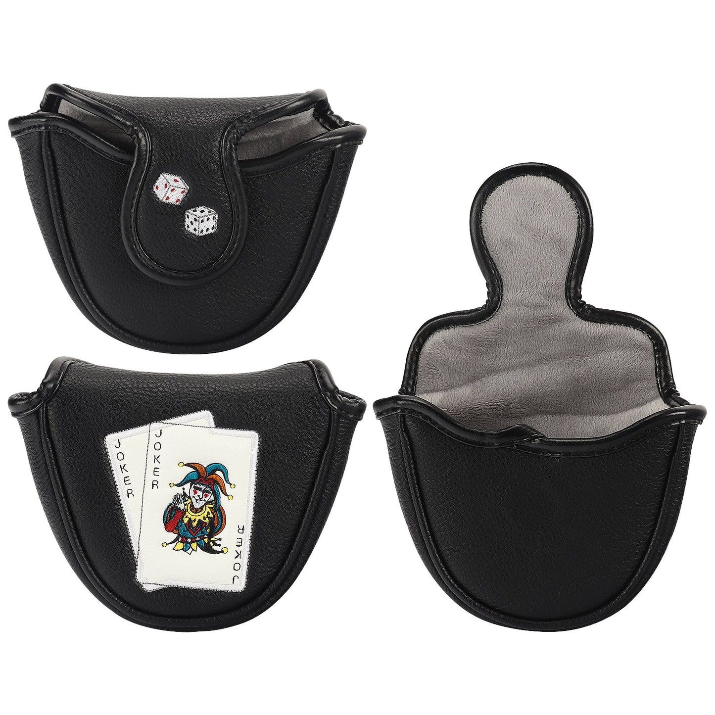 Joker with Jester Hat Mallet Putter Head Cover