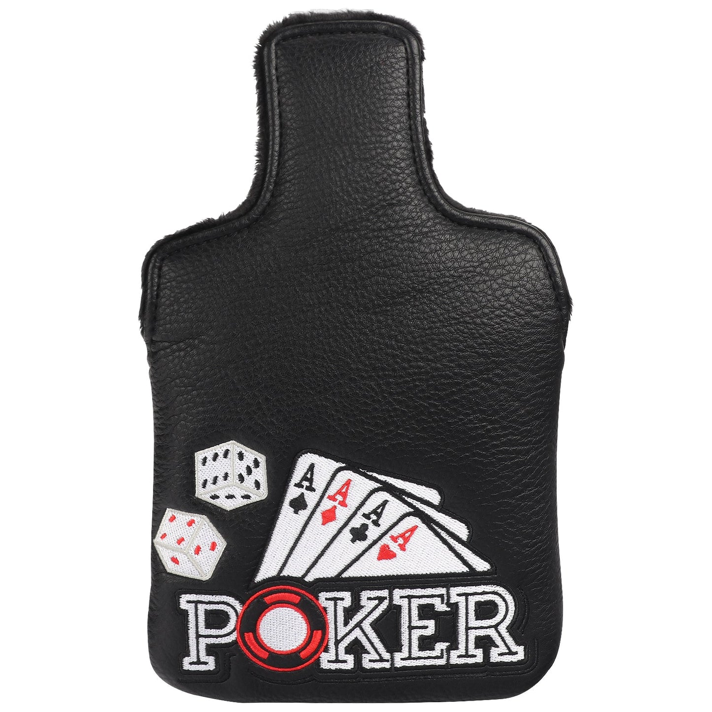 Four Aces Poker Large Mallet Putter Head Cover