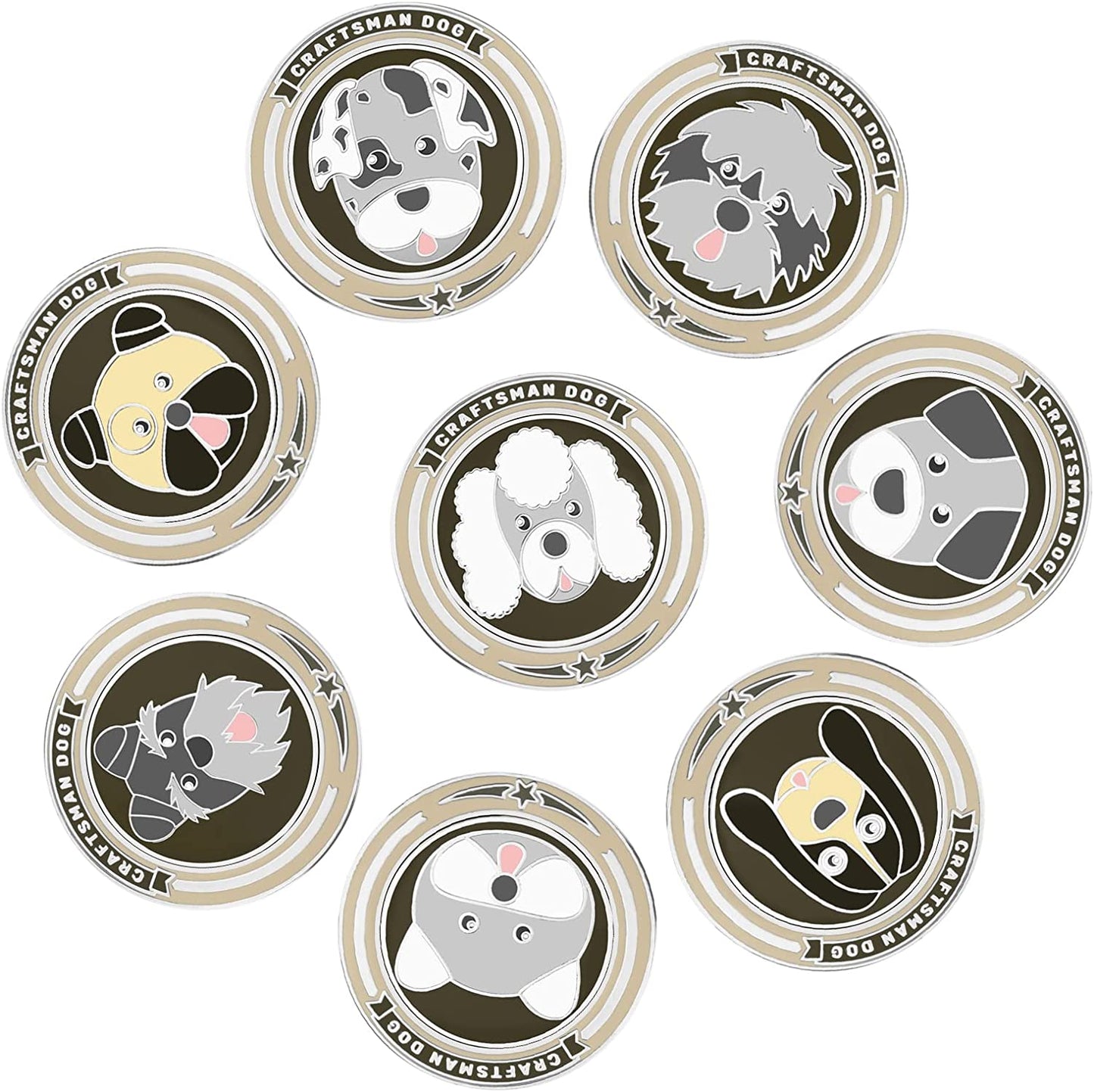 Dogs Golf Ball Markers