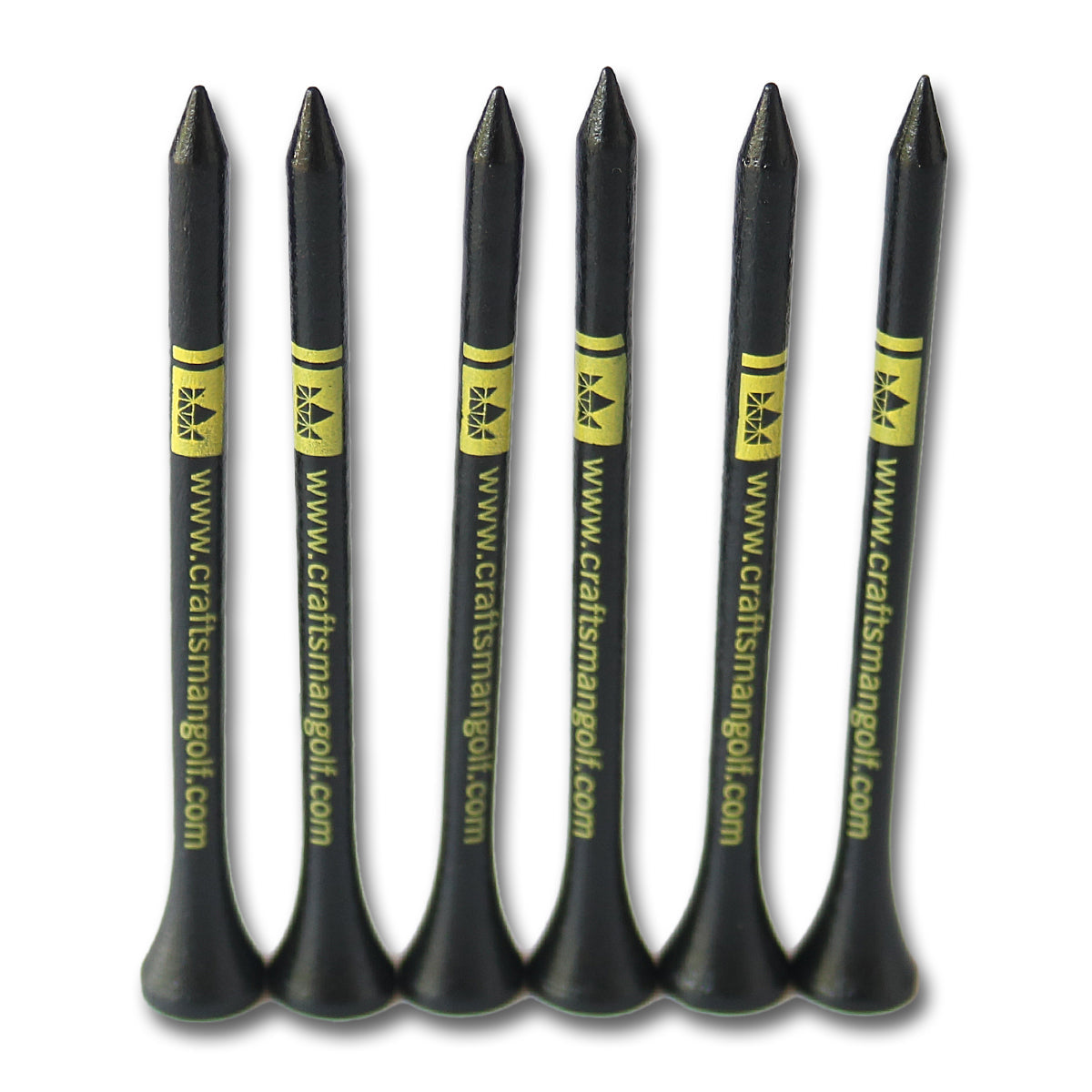 Wood Wooden Golf Tees Pack of 100 Tees Size 3-1/4 inch