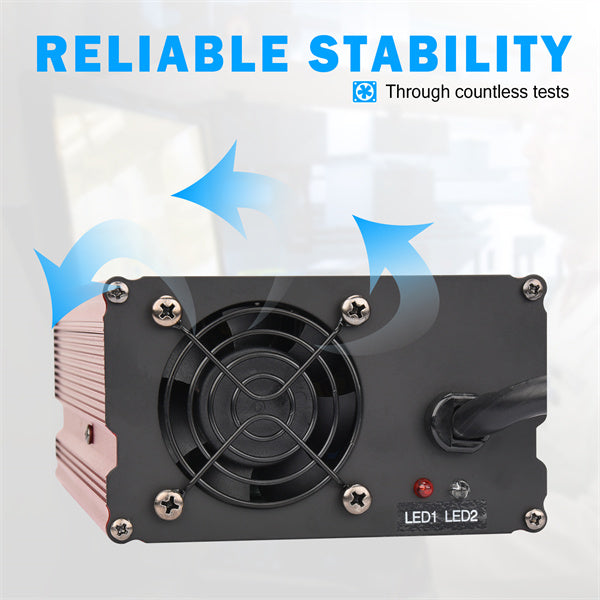 the fan of golf cart battery charger