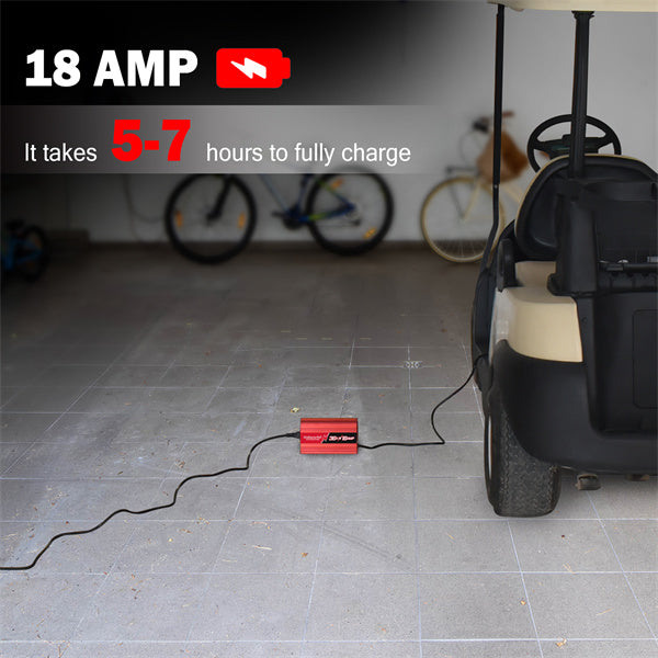 Club Car EZGO 18 AMP 36 Volt Golf Cart Battery Charger With Crowfoot Plug-Craftsman golf