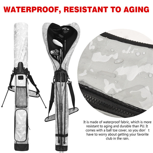 Camouflage Lightweight Golf Stand Bag-Craftsman Golf