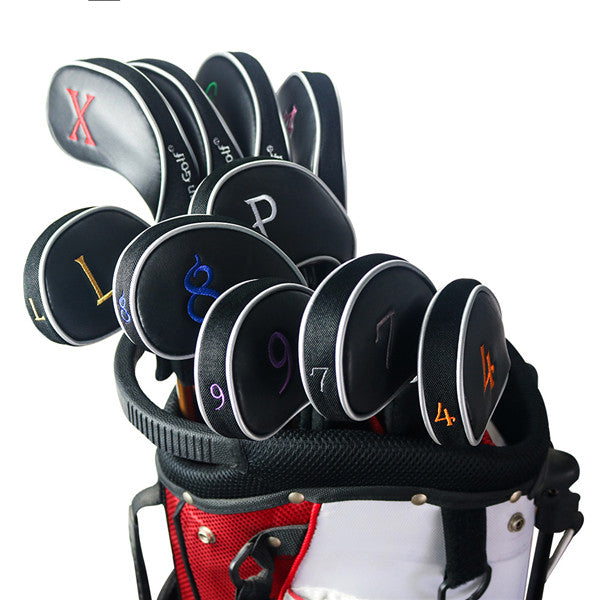 Colorful Number Sleeve Clip iron head cover Set 11pcs- Craftsman Golf