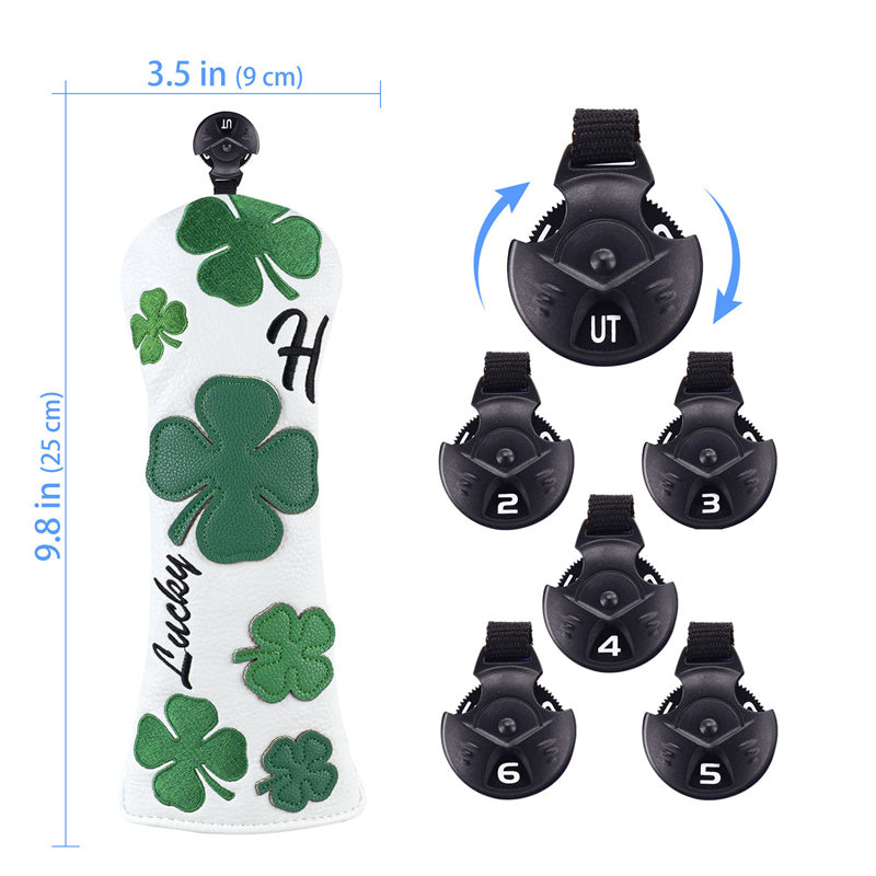 Four Leaf Clover Golf Head Covers - Craftsman Golf