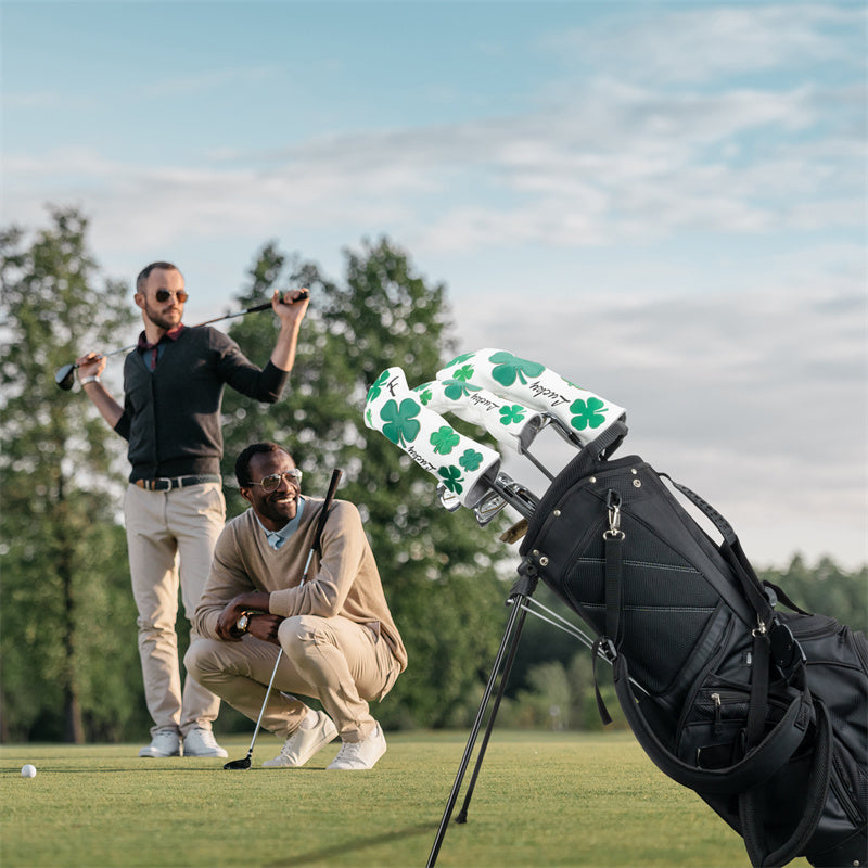 Four Leaf Clover Golf Head Covers - Craftsman Golf