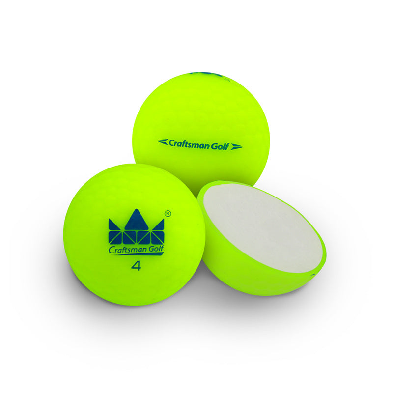 High Performance Matte Finished Colorful Soft Golf Balls 1pc