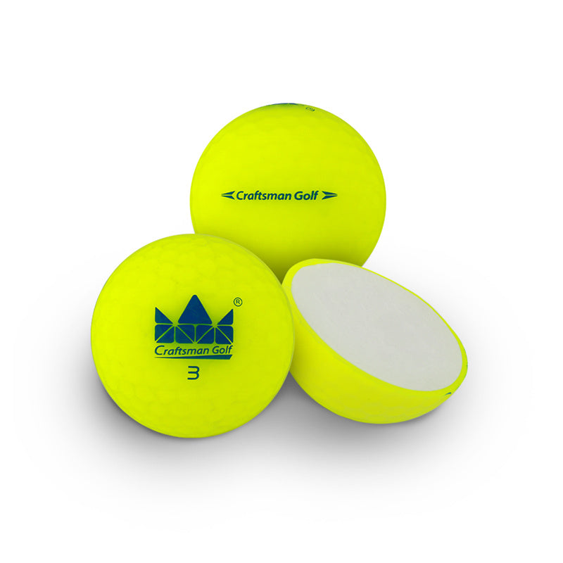 High Performance Matte Finished Colorful Soft Golf Balls 1pc
