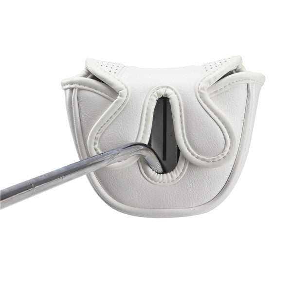 Leather Skull Backstryke Center Shaft Mallet Putter Headcover