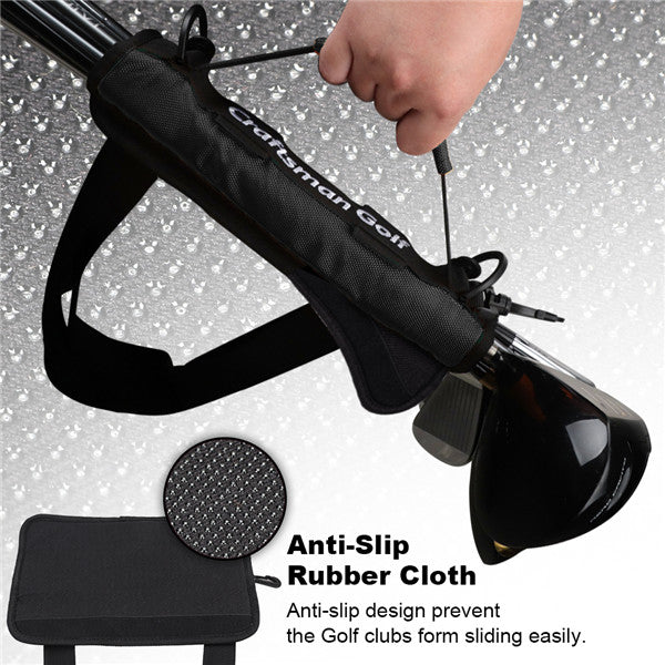 Lightweight Portable Golf Clubs Carry Bag-Craftsman Golf