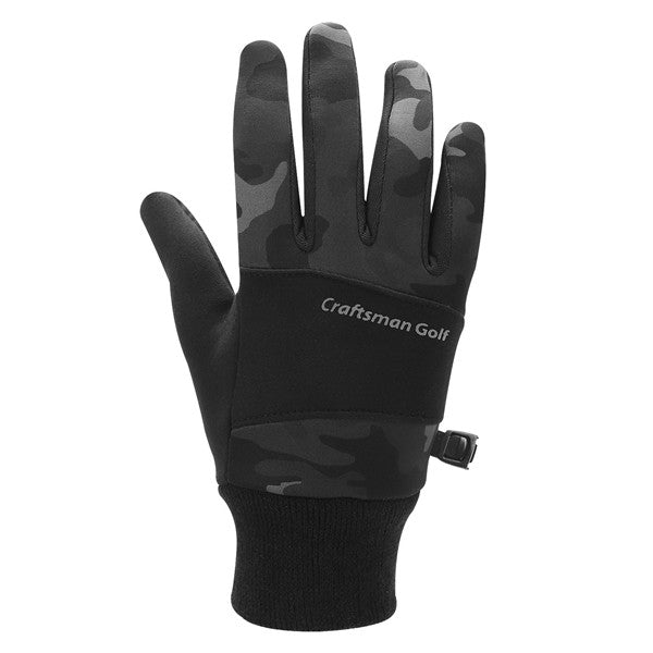 One Pair Keep Warm Camouflage Winter Soft Touch Screen Golf Gloves