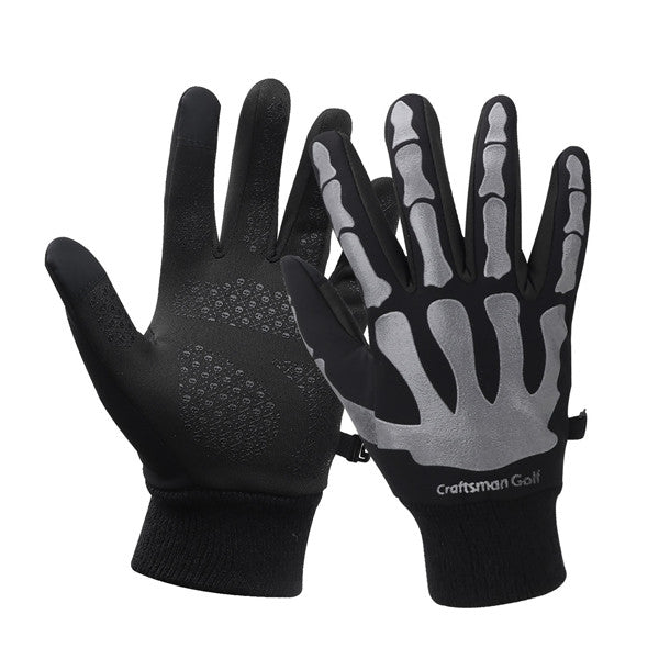 One Pair Keep Warm Cool Bone Winter Soft Touch Screen Golf Gloves