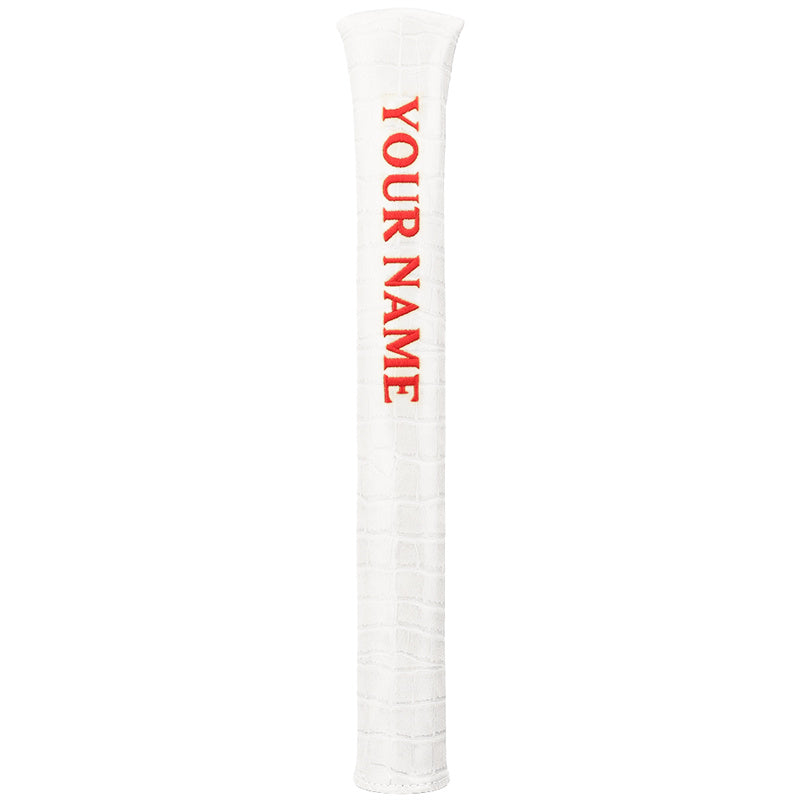 Personalized Crocodile Pattern Leather Alignment Stick Cover