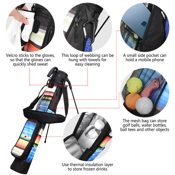 Rainbow Lightweight Golf Stand Bag-Craftsman golf