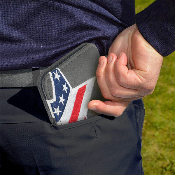 Stars Flag Scorecard & Yardage Book Holder