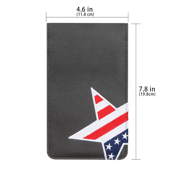 Stars Flag Scorecard & Yardage Book Holder