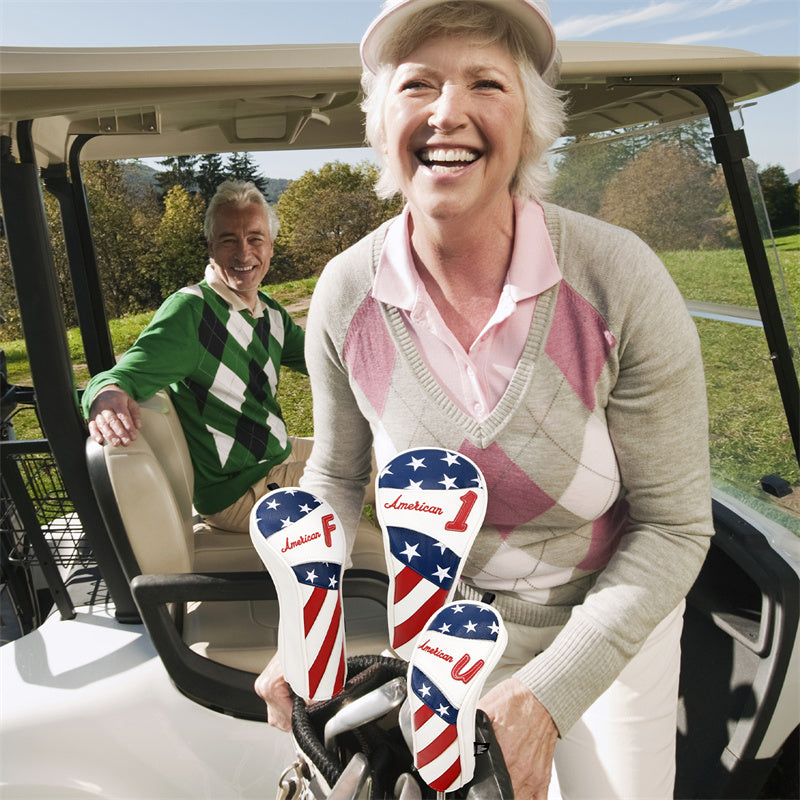 Stars and Stripes USA Golf Wood Head Cover-Craftsman Golf