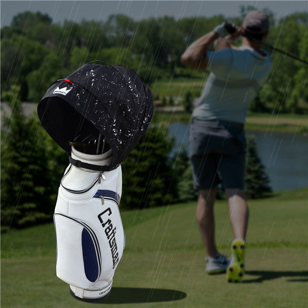 Waterproof Dustproof Black Golf Bag Cover -Craftsman Golf