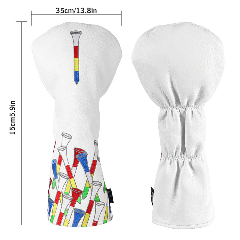 Colorful Golf Tees Golf Driver Head Cover-Craftsman Golf