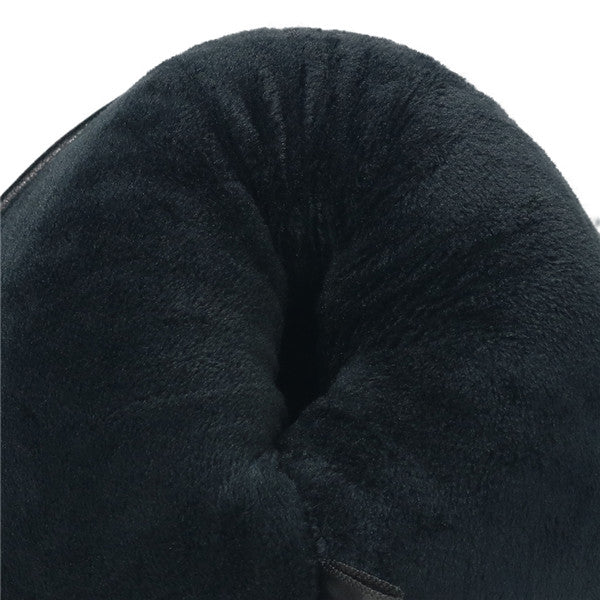 Black Leather Lucky Clover Blade Putter Cover - CraftsmanGolf