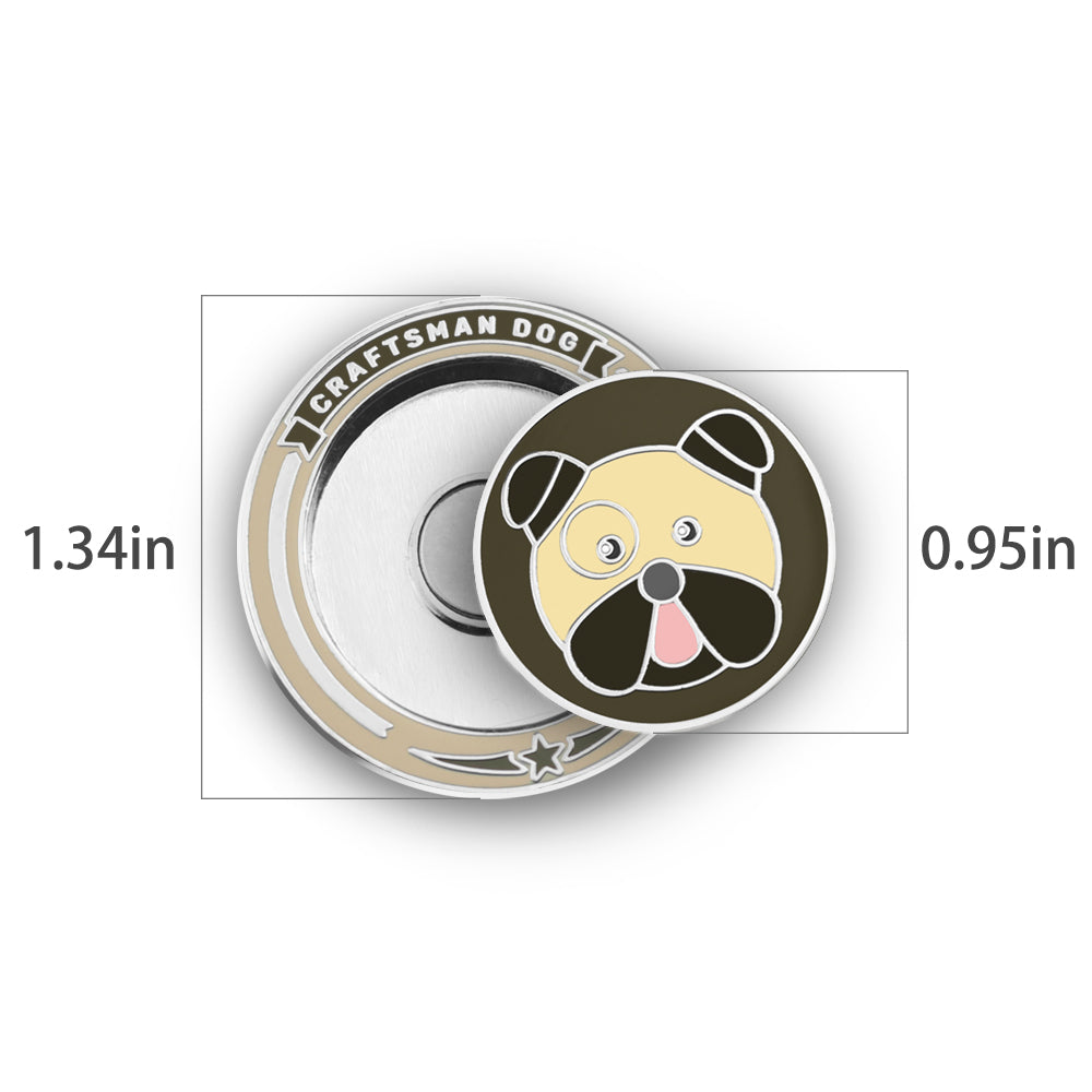 Dogs Golf Ball Markers - CraftsmanGolf