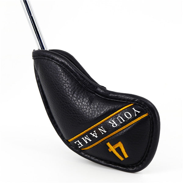 Custom Colorful Embroidery Number Iron Head Cover Set - CraftsmanGolf