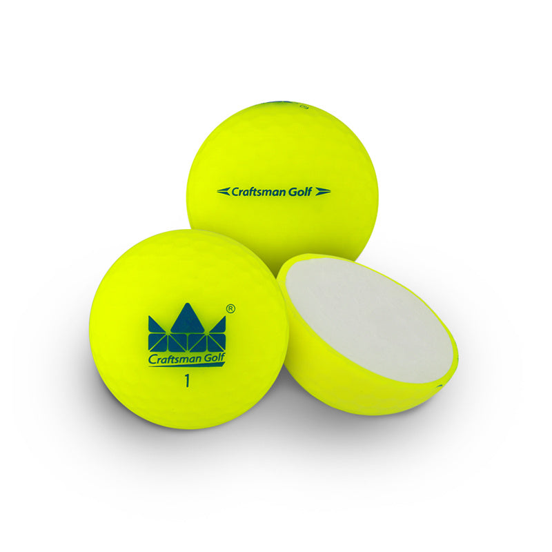 High Performance Matte Finished Colorful Soft Golf Balls 1pc
