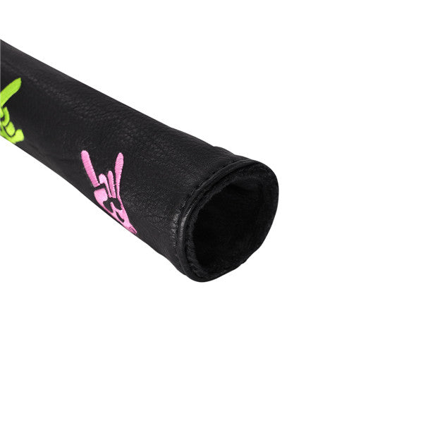 Hip-hop Skull Leather Alignment Stick Cover - CraftsmanGolf