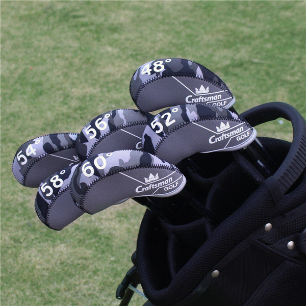 Camouflage Neoprene Golf Wedges Head Cover Set - CraftsmanGolf