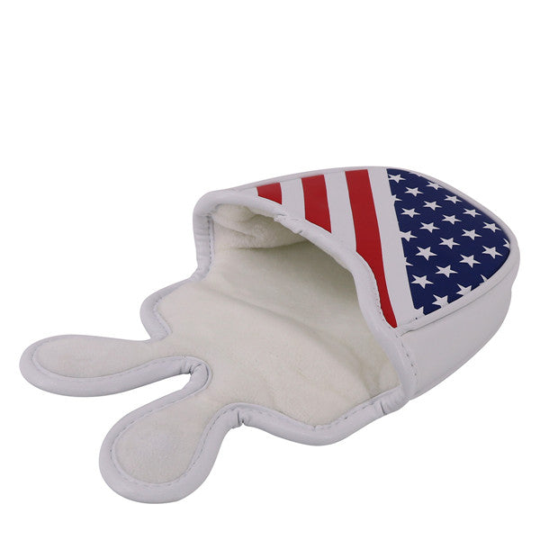 USA Flag Stars&Stripes Mallet Putter Cover (Dual Magnetic straps) - CraftsmanGolf