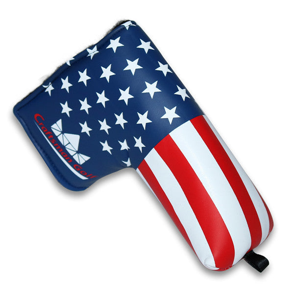 USA Flag Stars and Stripes Golf Putter Head Cover - CraftsmanGolf