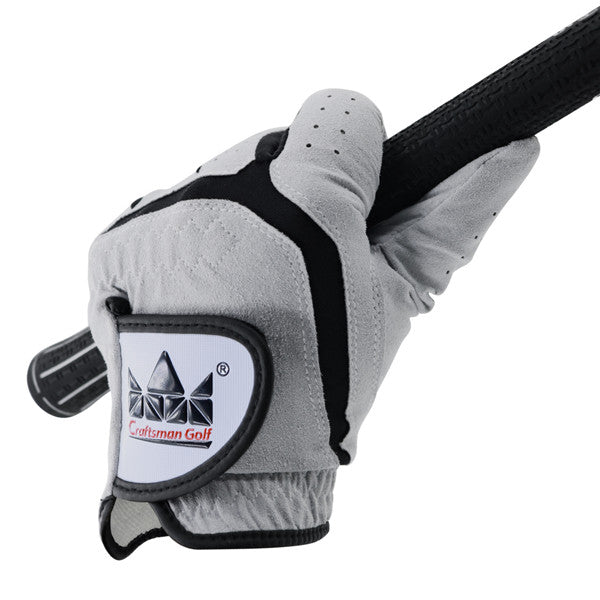 2019 Men Worn on Left Hand Microfiber Leather Golf Glove - CraftsmanGolf