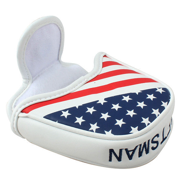 USA Flag Stars & Stripes Mallet Putter Head Cover - CraftsmanGolf