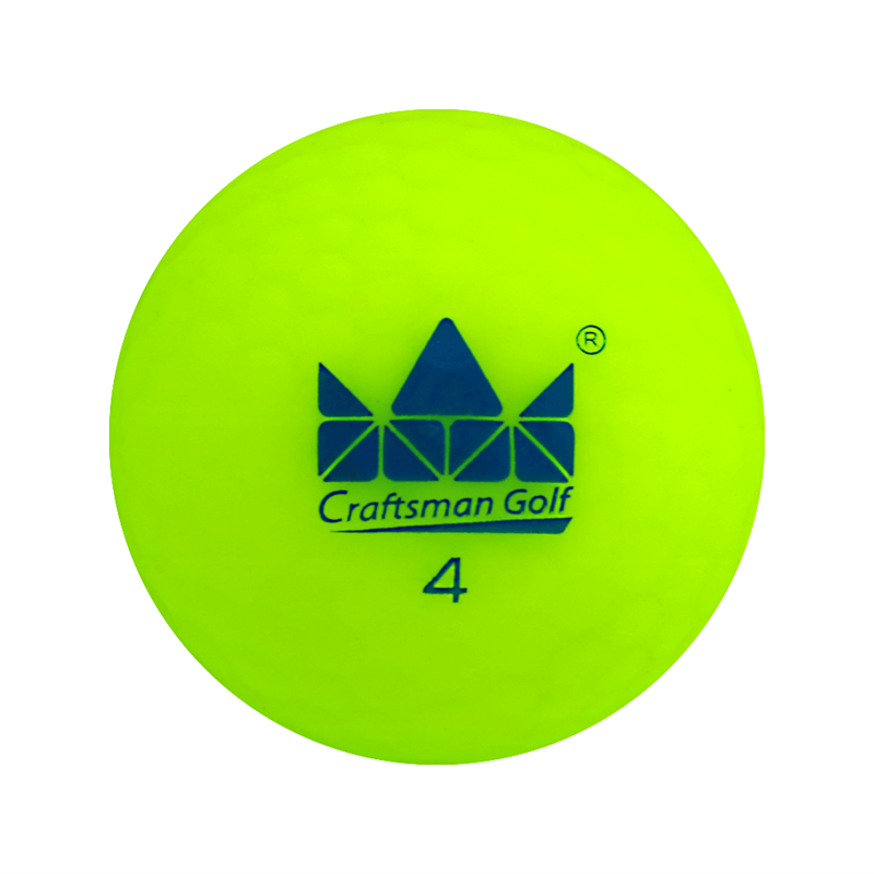 High Performance Matte Finished Colorful Soft Golf Balls 1pc