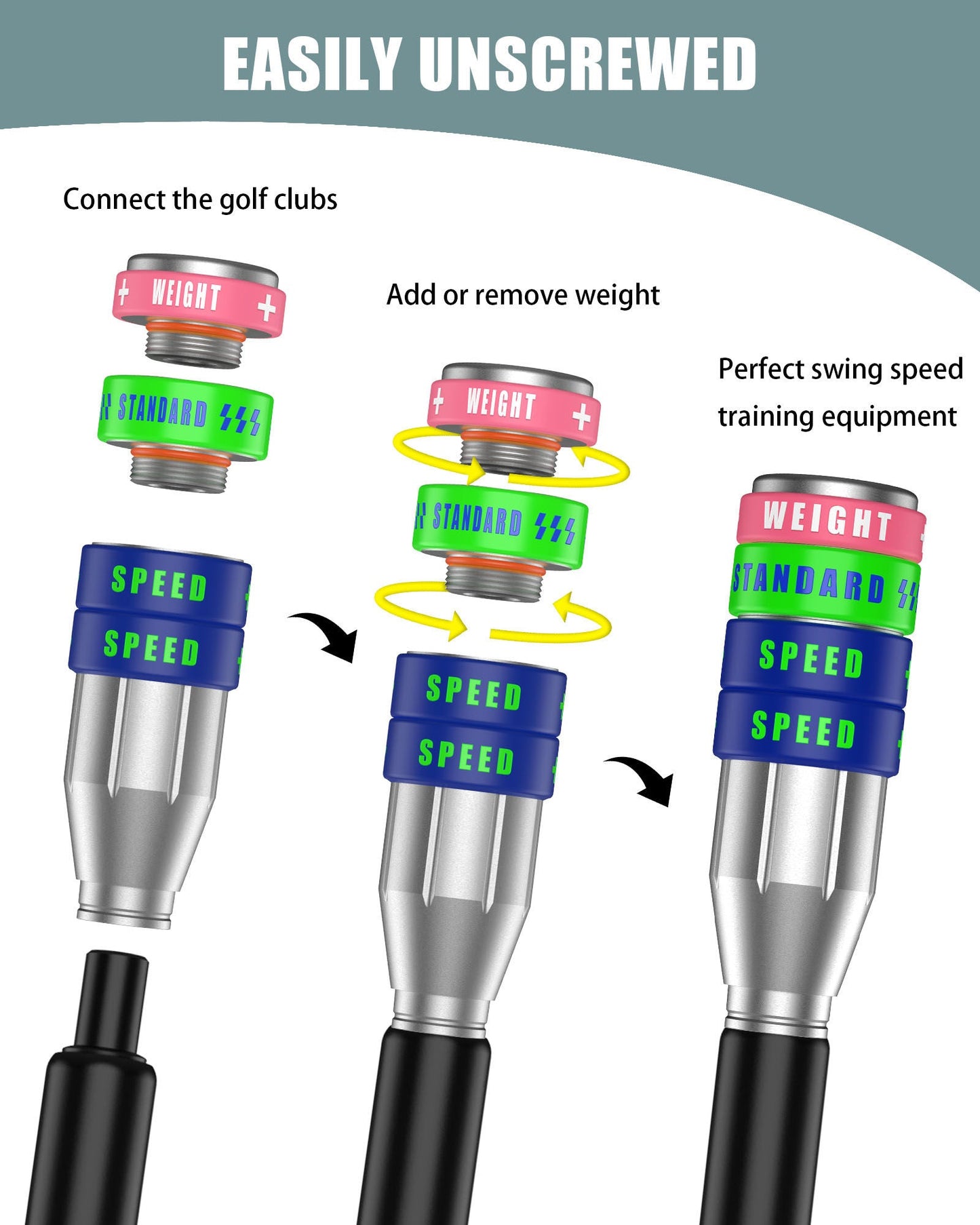 Golf Swing Speed Training Equipment For Callaway Taylormade Ping Titleist - Craftsman Golf