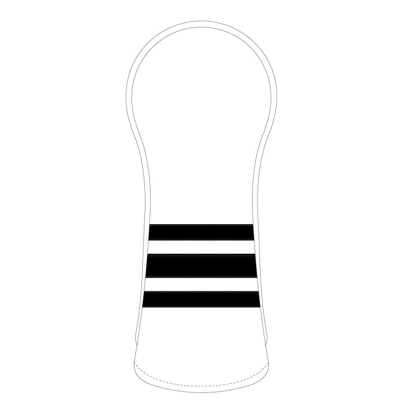 Personalized Horizontal Stripes Wood Headcover With Your Logo And Name - Craftsman Golf