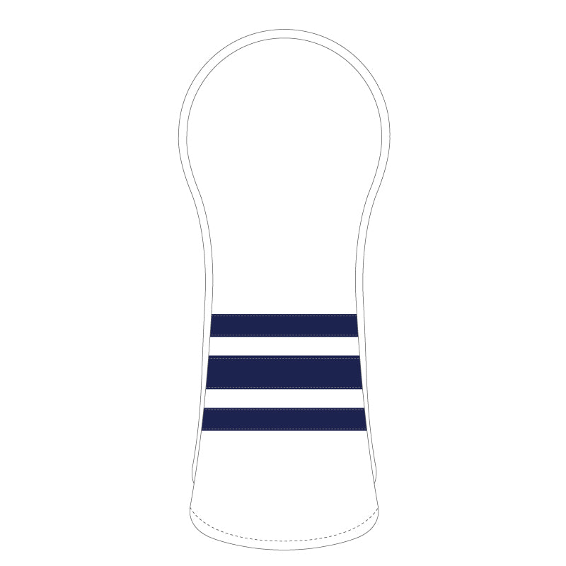Personalized Horizontal Stripes Wood Headcover With Your Logo And Name - Craftsman Golf