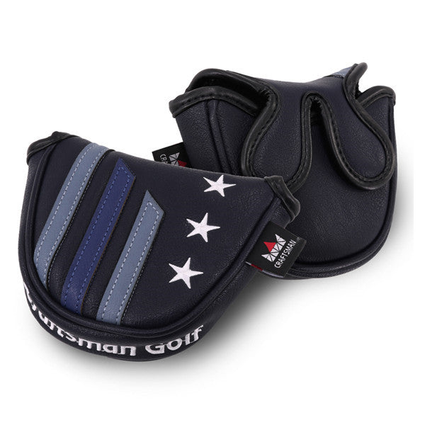 Stars&Stripes Mallet Putter Headcover(Dual Magnetic straps) - CraftsmanGolf