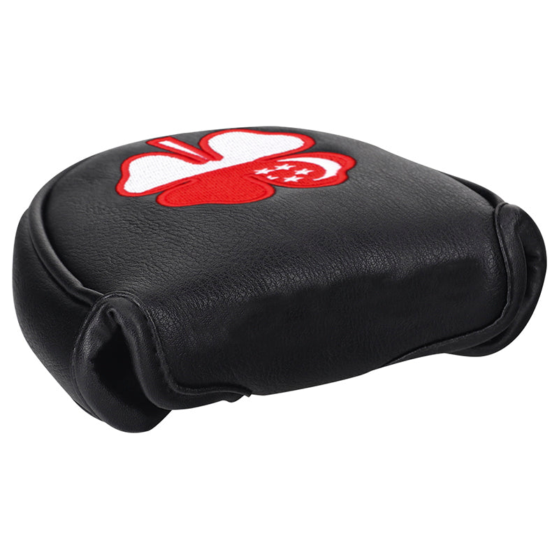 Custom Your Name Country Flag Lucky Clover Mallet Putter Headcover - CraftsmanGolf