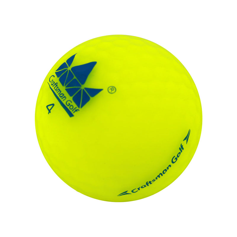 High Performance Matte Finished Colorful Soft Golf Balls 1pc