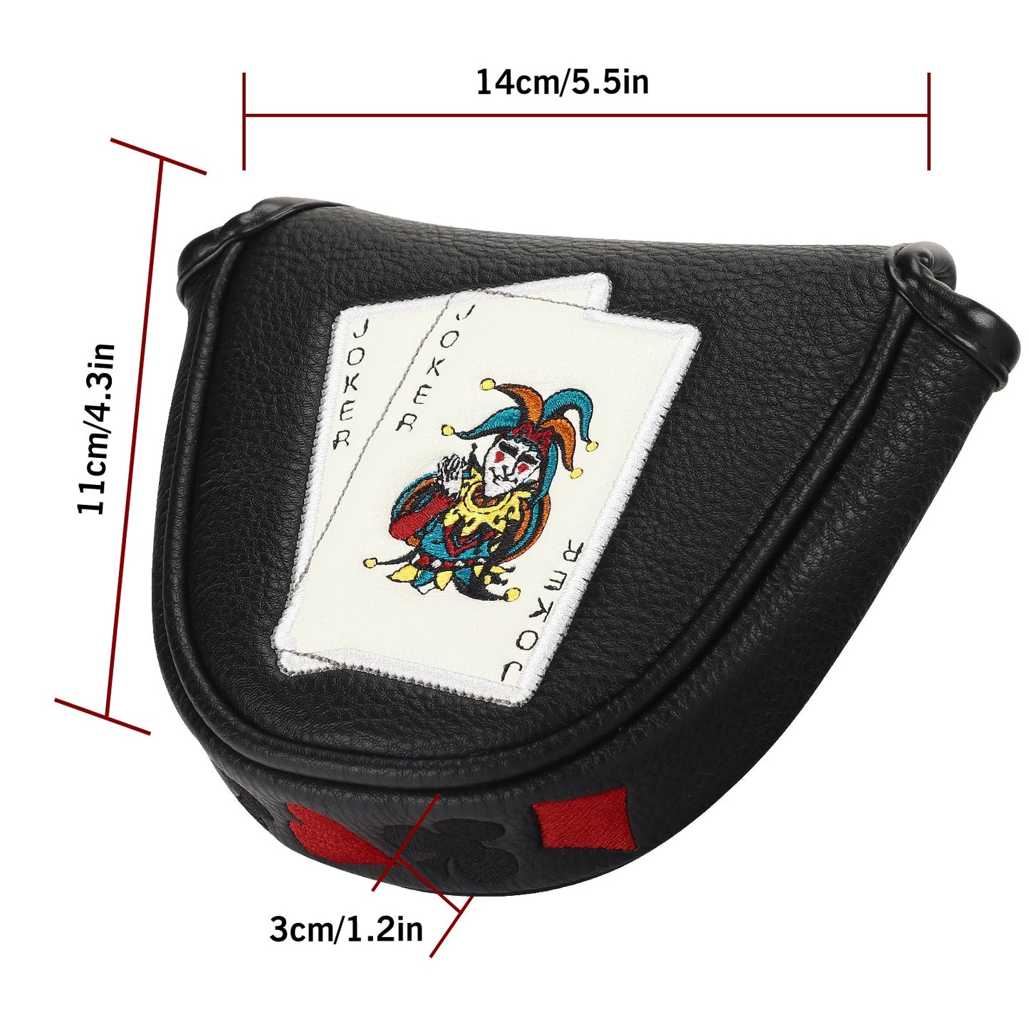 Joker with Jester Hat Mallet Putter Head Cover