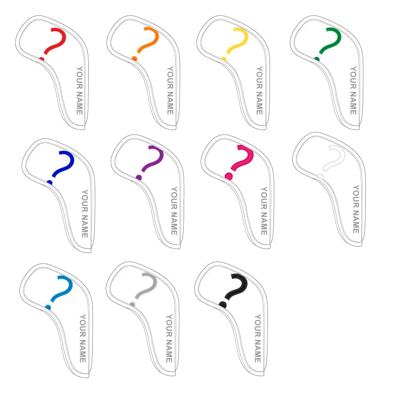 New Customization Personalized Large Number Iron Head Covers 12pcs