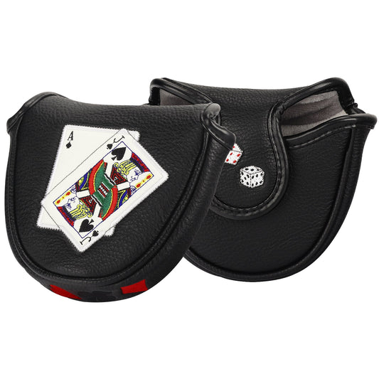 Ace and Jack Black Mallet Head Cover