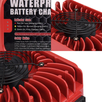 36V 18A Club Car Waterproof Golf Cart Battery Charger-Craftsman Golf