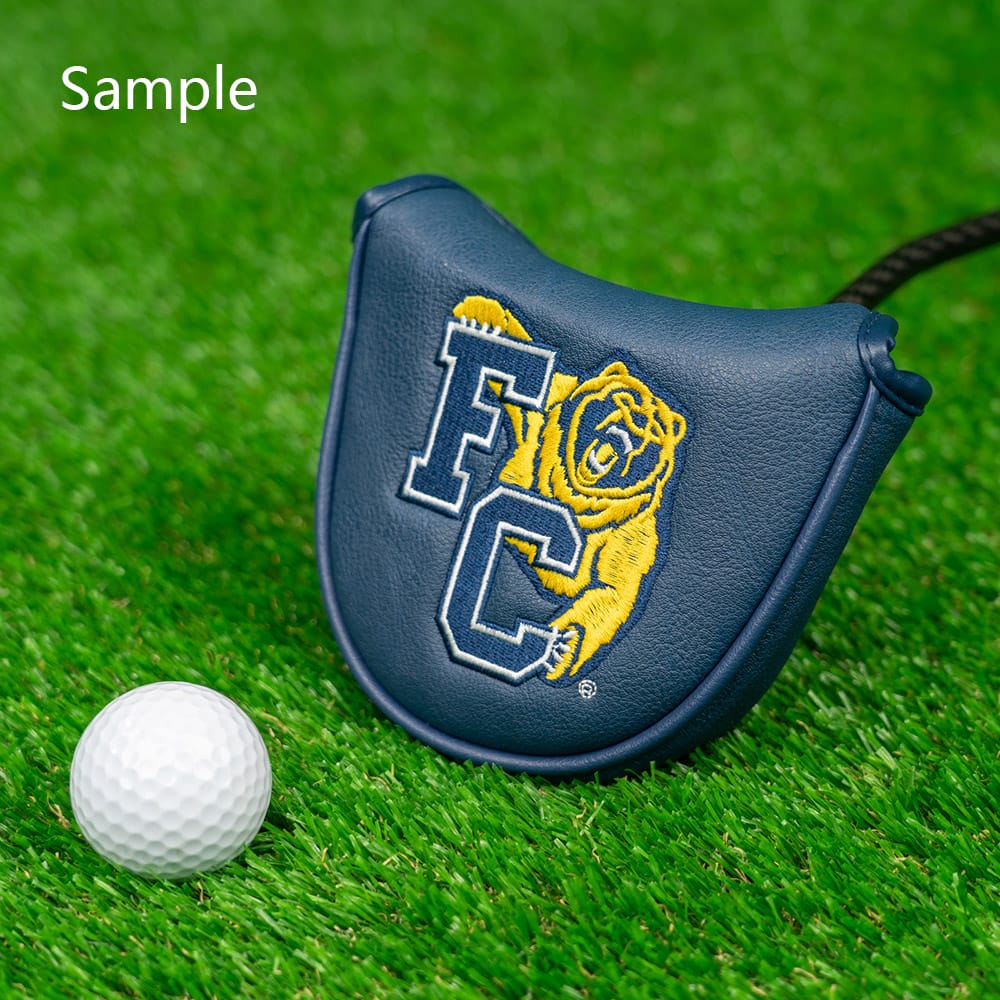 Custom Mallet Putter Headcover With Your Logo Or Name， front