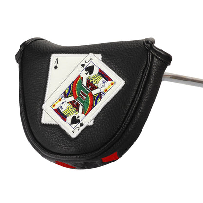 Ace and Jack Black Mallet Head Cover