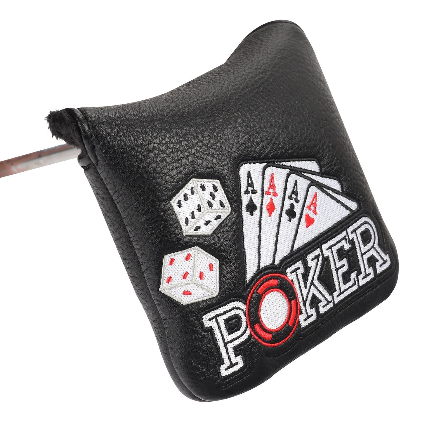 Four Aces Poker Large Mallet Putter Head Cover
