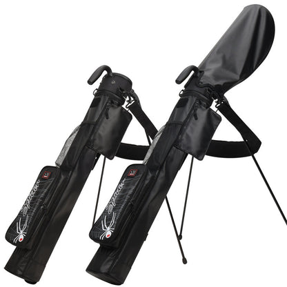 Black Lightweight Golf Carry Stand Bag,  Perfect for Driving Range, Par 3 Course