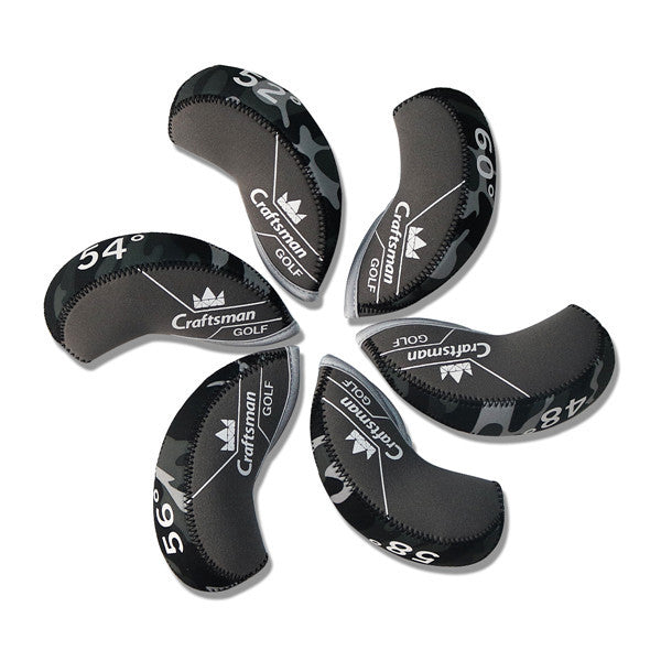 Camouflage Neoprene Golf Wedges Head Cover Set - CraftsmanGolf