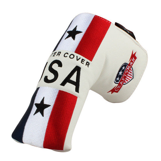 USA Stripe Blade Putter Head Cover - CraftsmanGolf